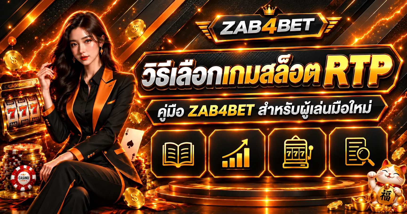 zab4bet วิธีเลือกเกมสล็อต RTP | คู่มือผู้เล่นมือใหม่